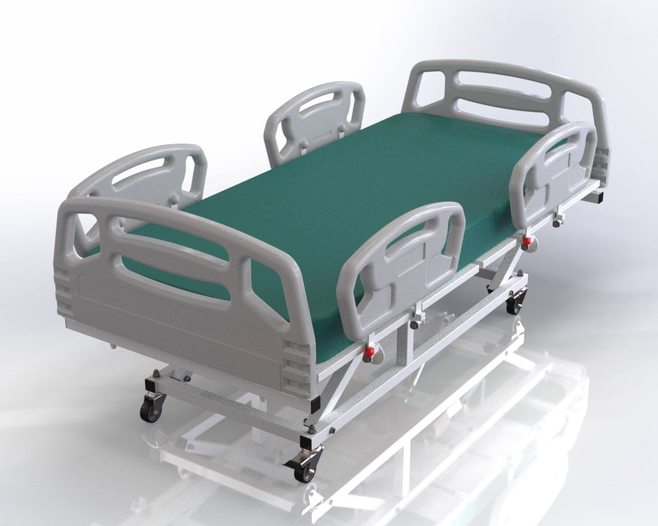 Cama hospitalar articulada do Grupo YR Hospitalar